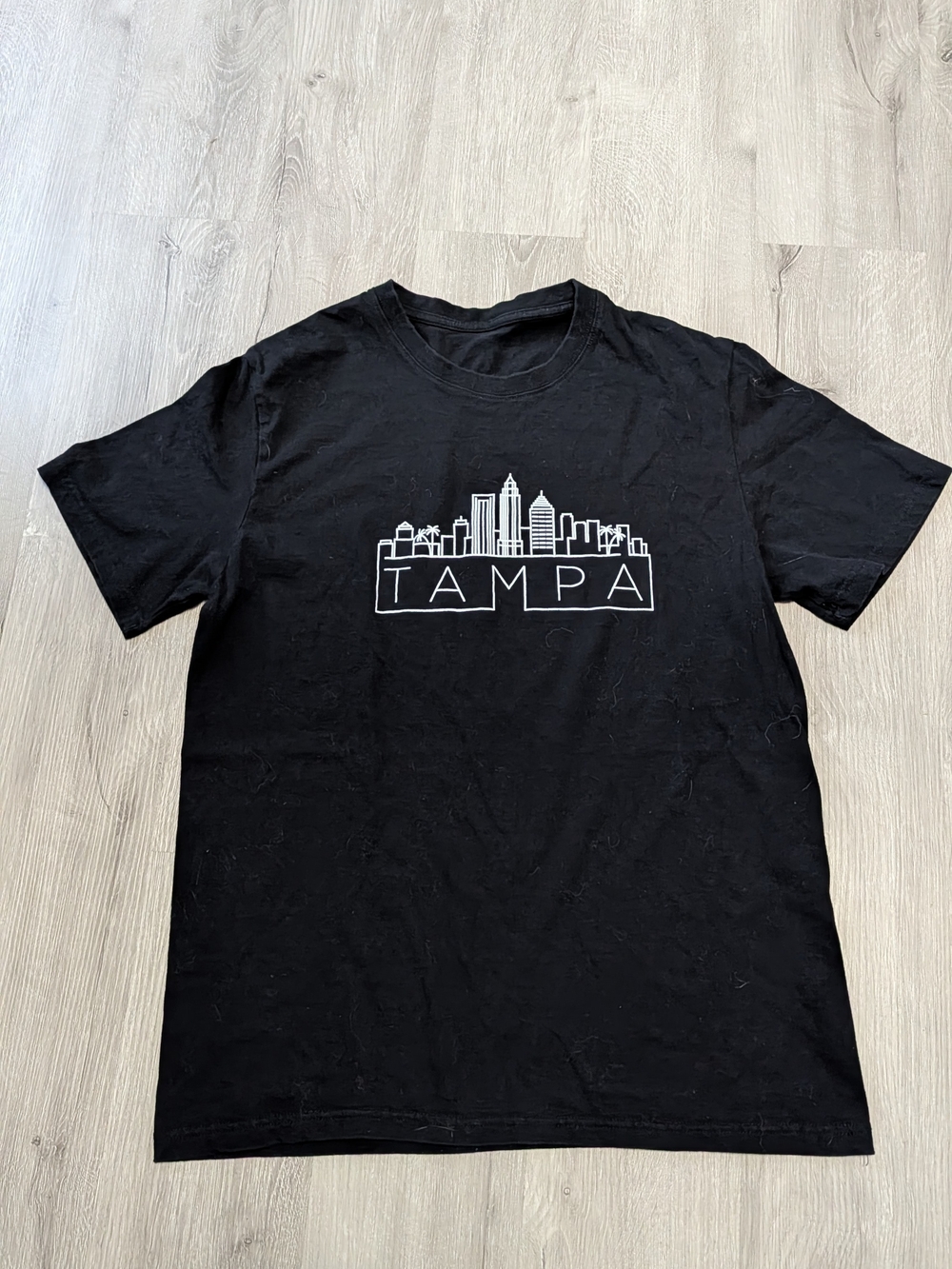 Tampa Skyline Graphic Tee - Black, Large